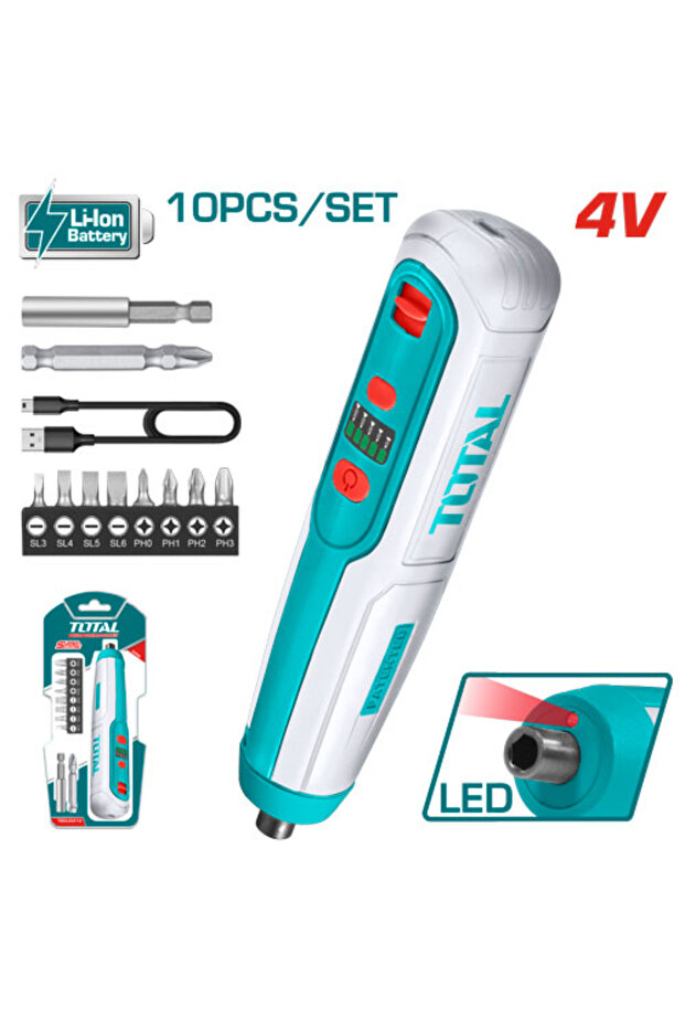 مفك شد على بطارية 4v 10pcs/set