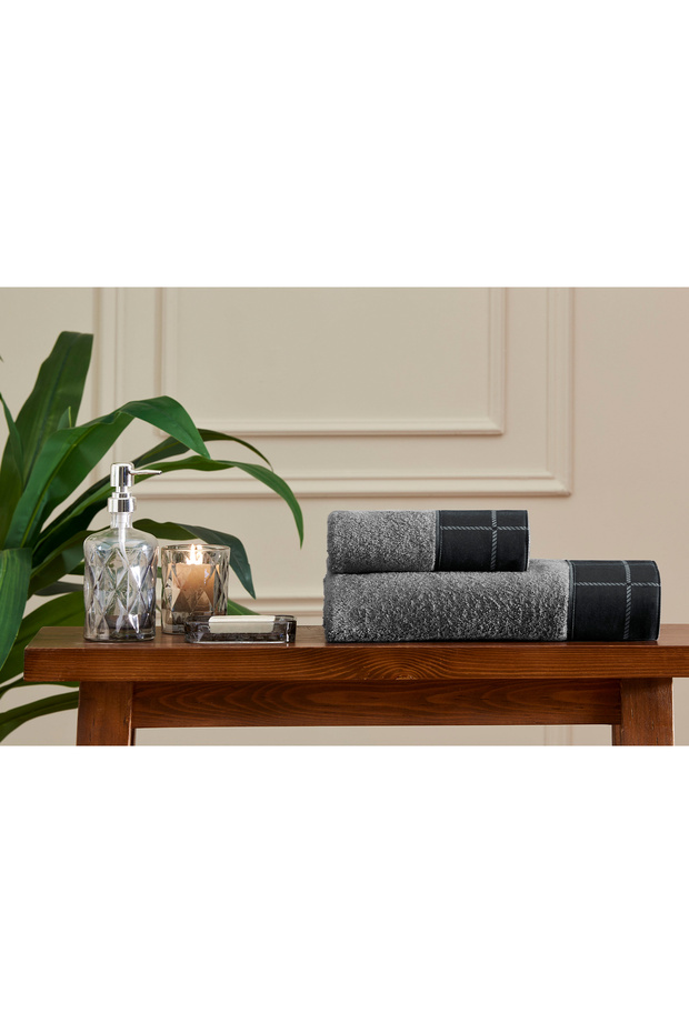 Nera Maskülen 2'Li Havlu Set - 2