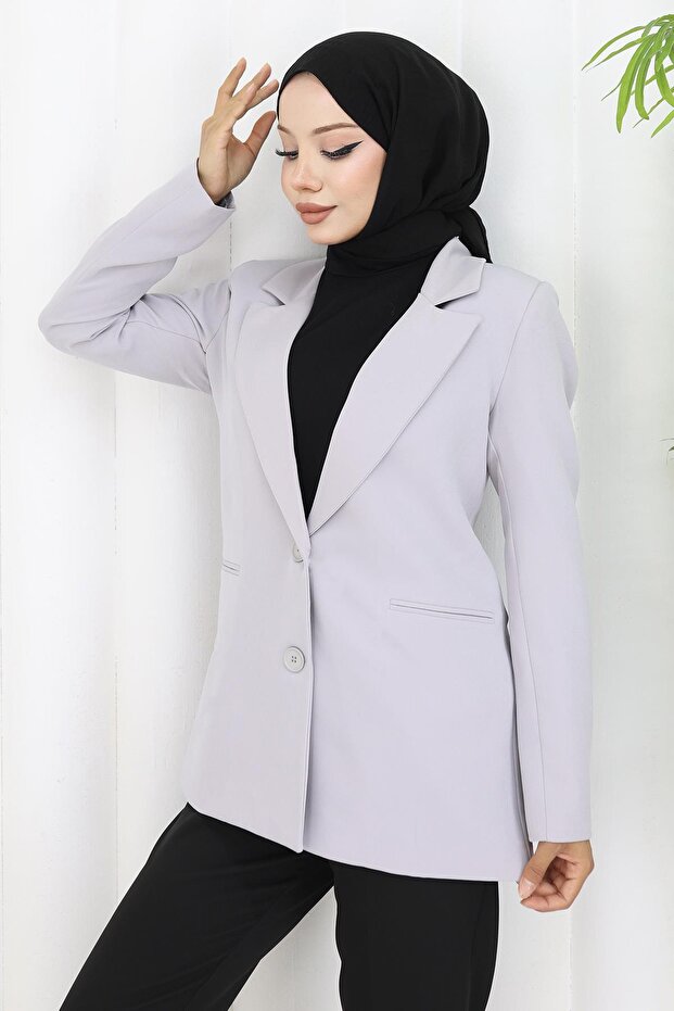 سترة نسائية رمادية 6146