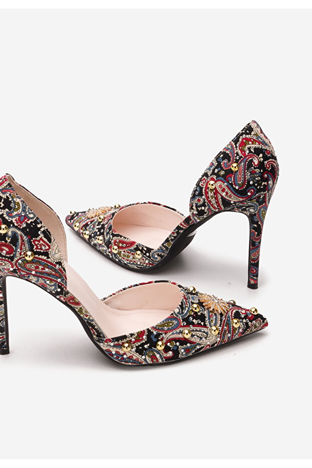 Černé lodičky do špičky Francesca - 5