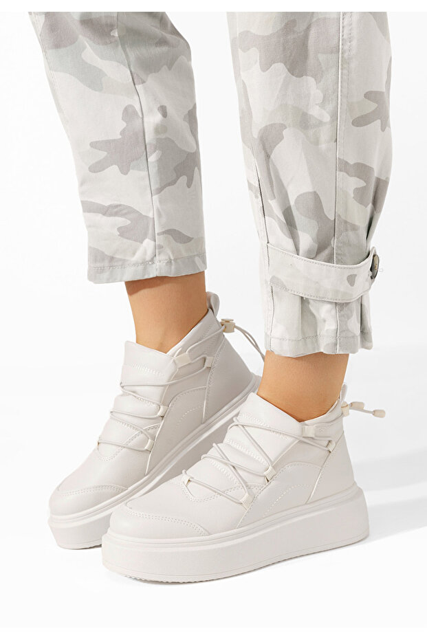 Sneakers Cu Platformă Eillia Bej