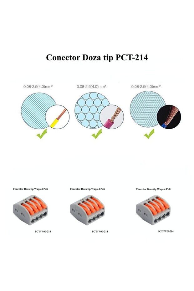 4 Pole Socket Connector, ElectroAZ - 4