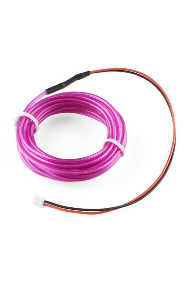 EL Wire Neon İp Led - Mor (3m) - 3