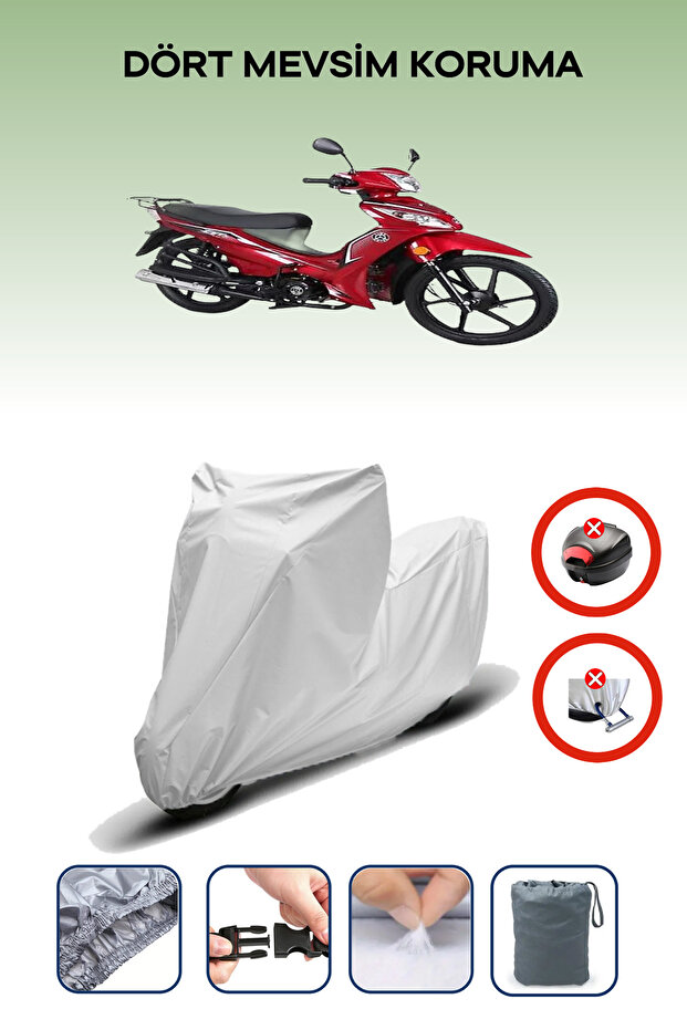 Kuba Ege50 Gray Waterproof Quality Motorcycle Cover