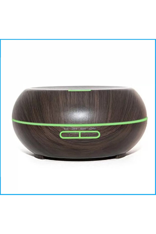 Macvi® Aromatherapy Diffuser 550 ml, Brown, with 7-color LED and humidifier function - 3