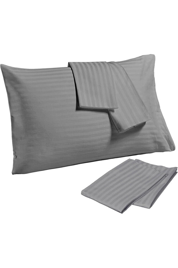 4-Piece 100% Cotton Sateen Pillowcase (50x75cm) – Silky Soft Feel Like Satin, Hotel-Quality Bedding
