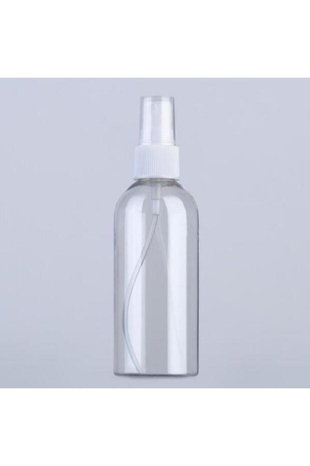 Sprey Başlıklı 100 ml Boş Pet Şişe 5 Adet Sağlam Sert Plastik - 2