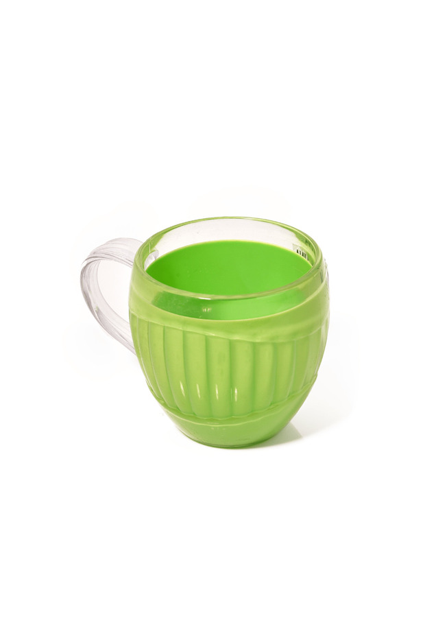 200ml Multicolor Plastic Cup with Handle - 3