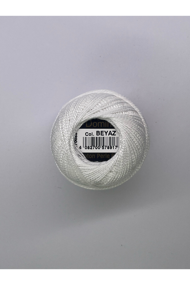 White - Koton Perle No. 8 Embroidery Thread