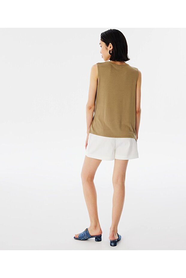 Cupro Drapped Tričko - 6