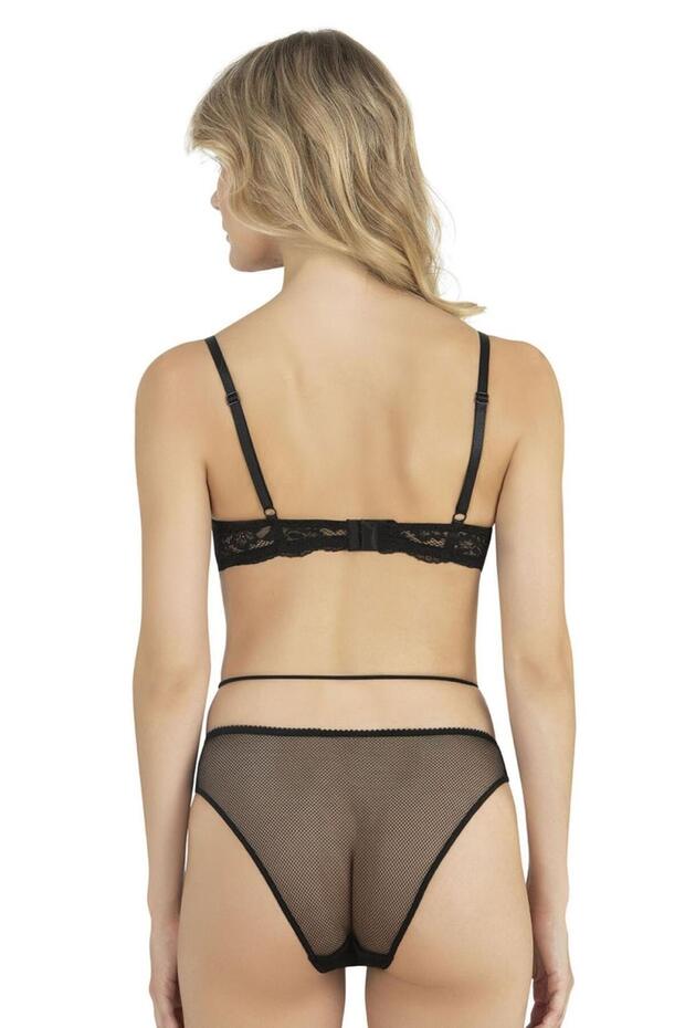 بدلة حمالة صدر برباط من الدانتيل - 2