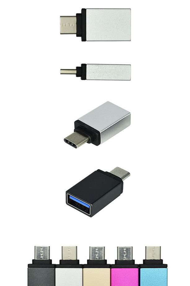 Type-c To Usb 3.0 (YÜKSEK HIZLI) Veri Aktarımı Otg Çevirici Dönüştürücü Adaptör - 4