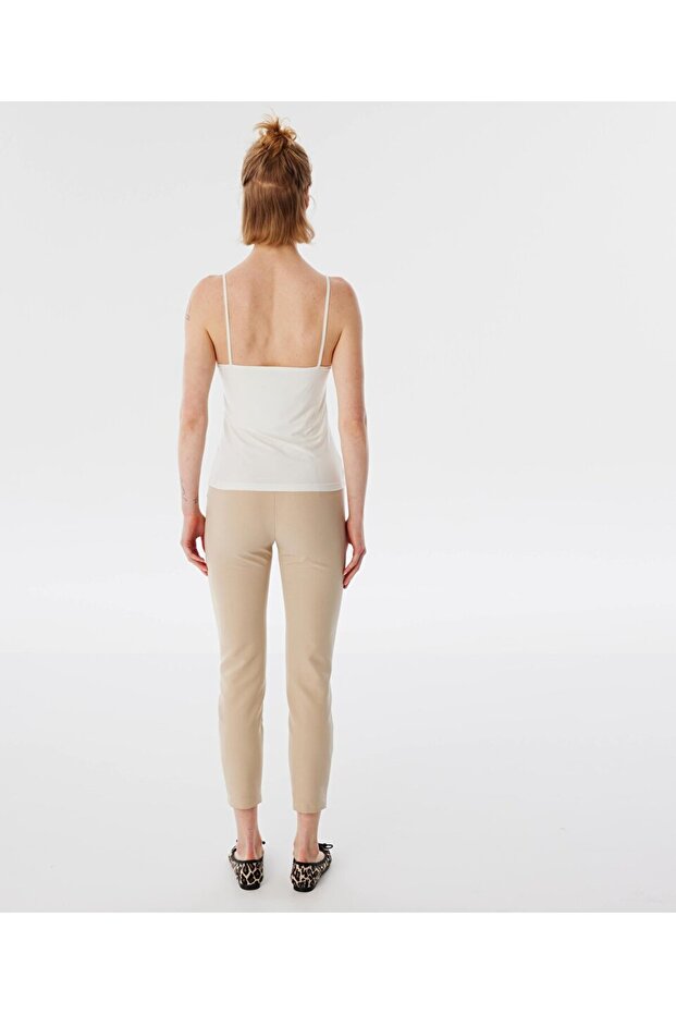 Askılı basıc t-shırt - 5