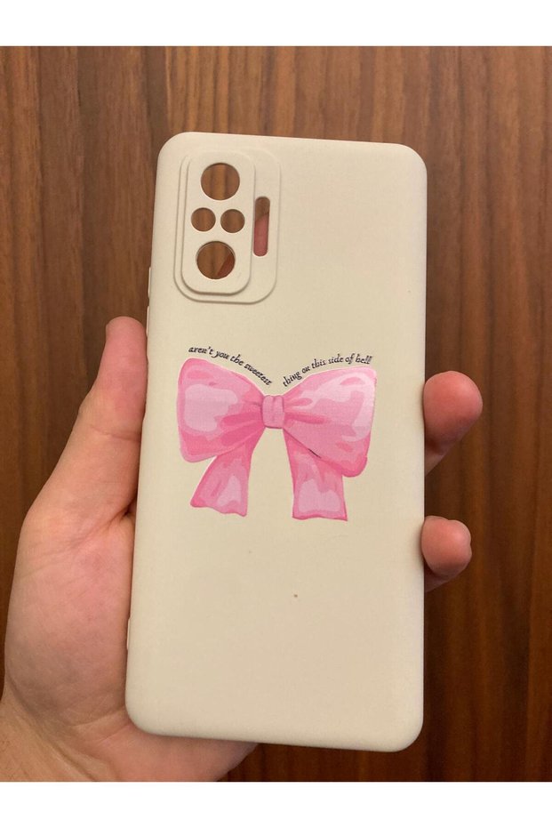 Xiaomi Redmi Note 10 Pro Ribbon-Bow Printed Premium Silicone Phone Case Cover Cover Case
