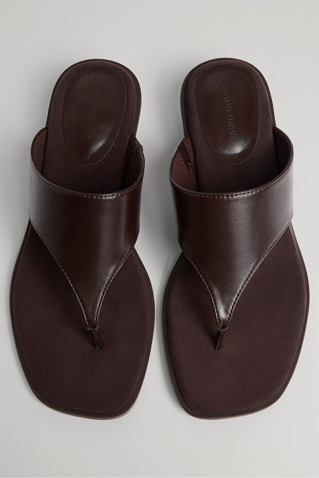 Dolgu Topuklu Sandalet - 5