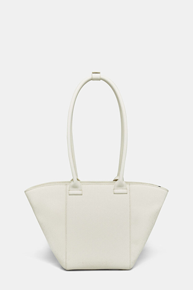 KREM MONOGRAM ÇANTA - 3