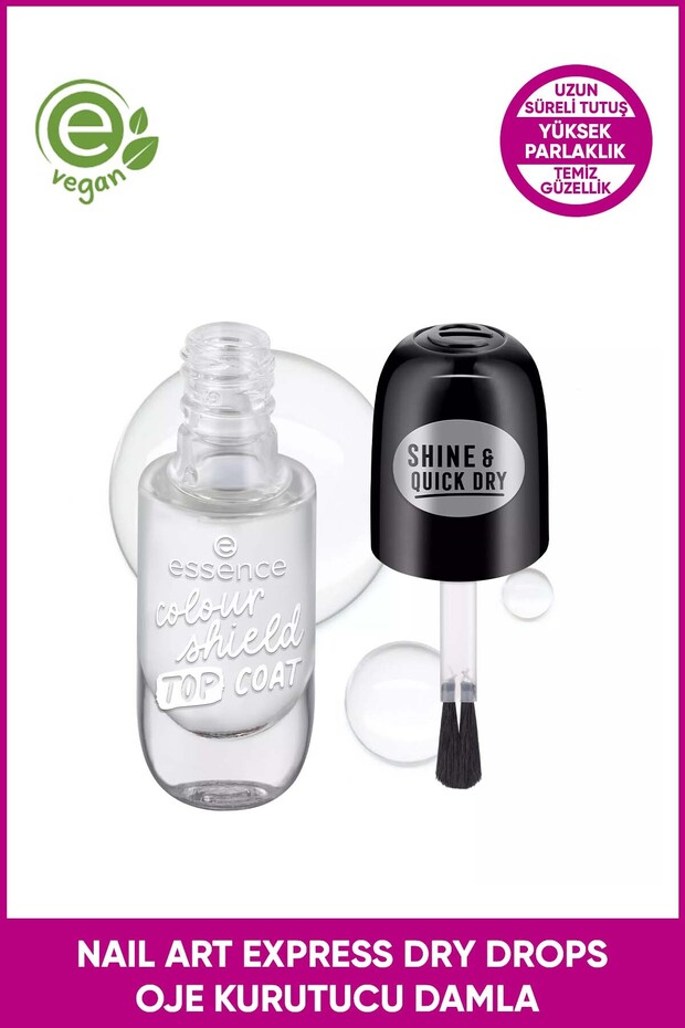 Colour Shield Top Coat Tırnak Cila - 1