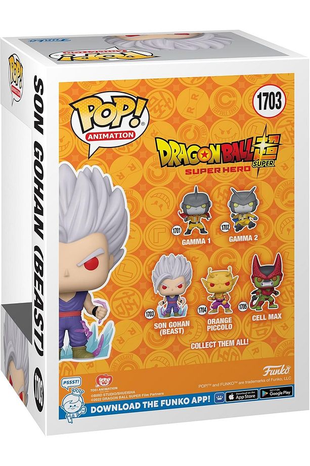 Pop! DBSSH: Gohan UI (Karanlıkta Parlayan) Dragon Ball Super Super Hero Figürü - 4
