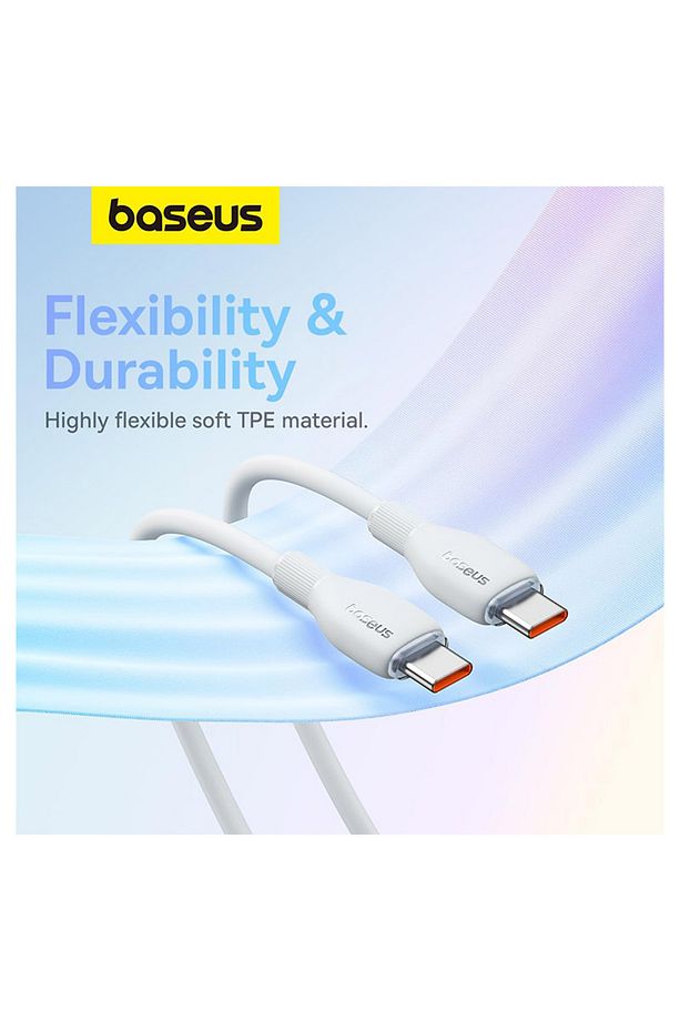 Pudding Serisi Hızlı Şarj Ve Data Kablosu Usb'den Type-c Usb-c'ye 6 Amper 100w, 1,2m - 4