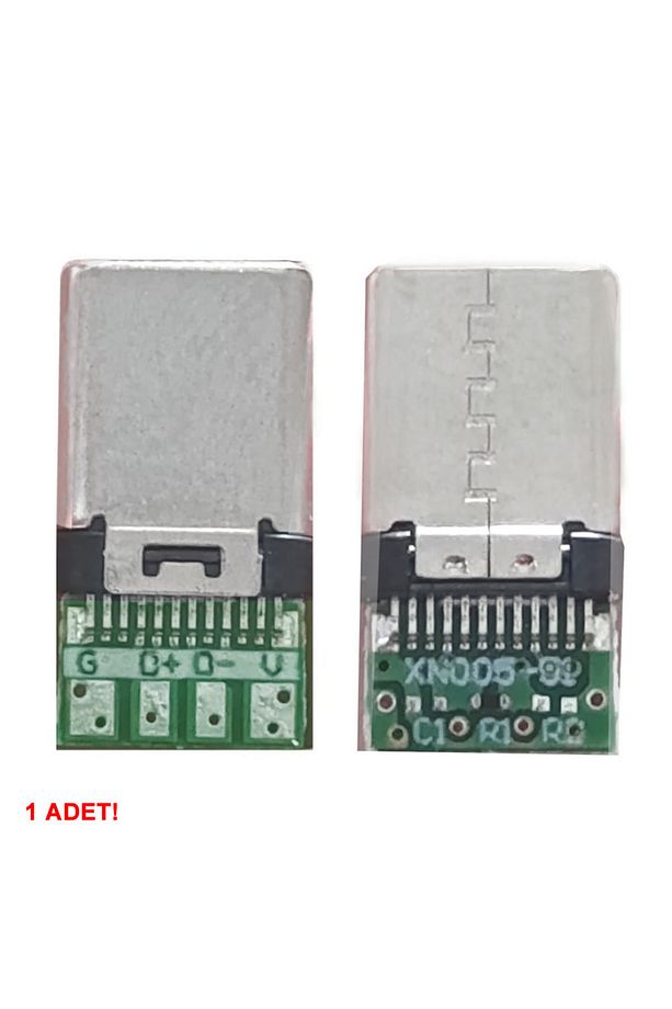 Erkek Type C to Dip Soket 4 Pin USB 3.1 Smd Lehimlenebilir Padler Konnektör Telefon Şarj Board Usb - 1