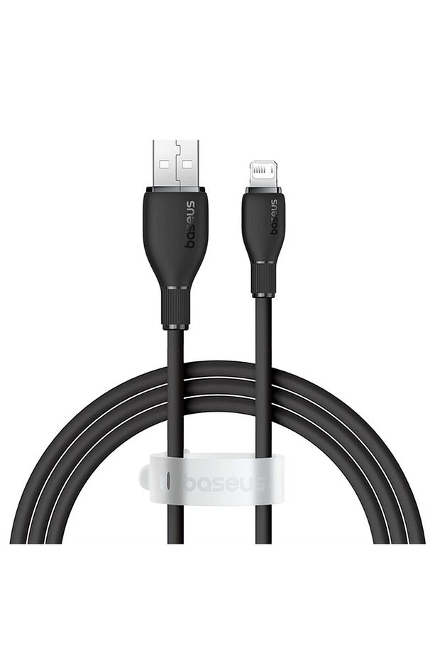 Pudding Hızlı Şarj Özellikli Usb To Lightning 2.4 A. Kablo 1.2m Siyah - 1