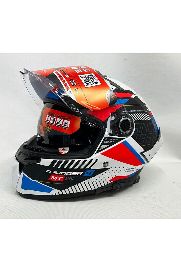 Thunder 4sv Luminenc A7 Şefaf Vizörlü Kask Mat Renk - 3