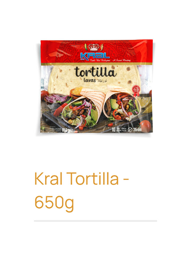 Tortilla - 650g - 1