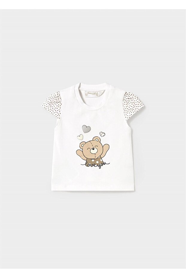 Baby Girl T-Shirt White 1070