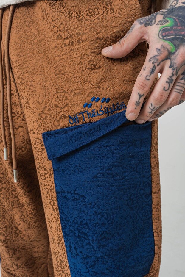 Benjamin Cep Detaylı Rug Desen Pantolon - 5
