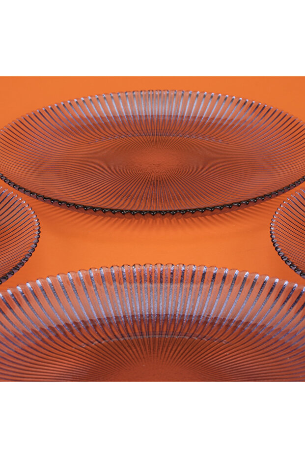 Kitchen 4'lü Tabak - Mavi - 21 cm - 3