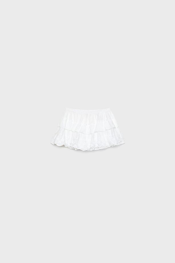 Fırfırlı Etek Pantolon - 5