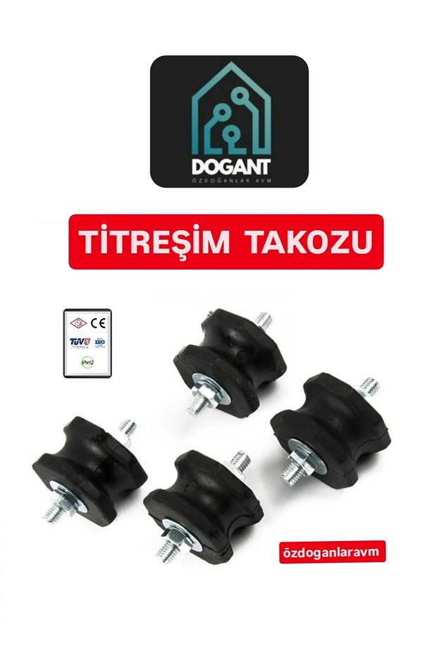 Dogant Klima Takozu 4'lü Dış Ünite Ayak Titreşim Takozu - 1