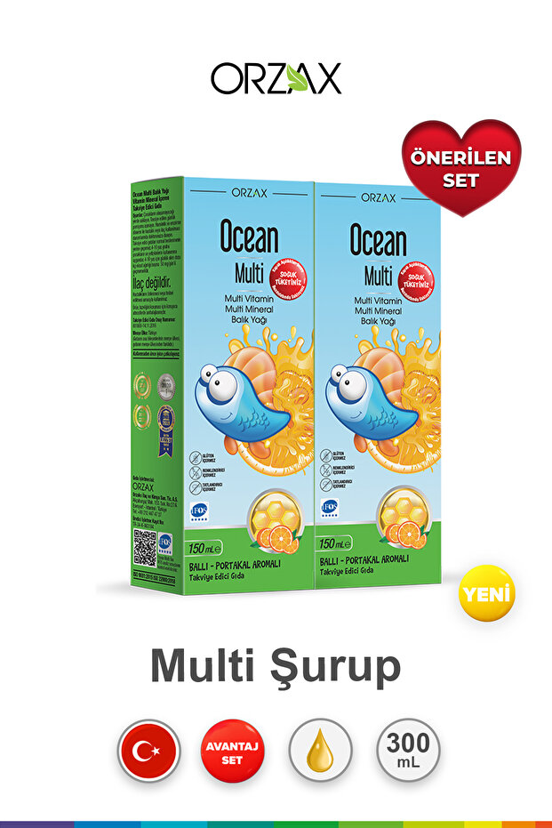 Ocean Multi Şurup 150 ml (2 adet) - 1