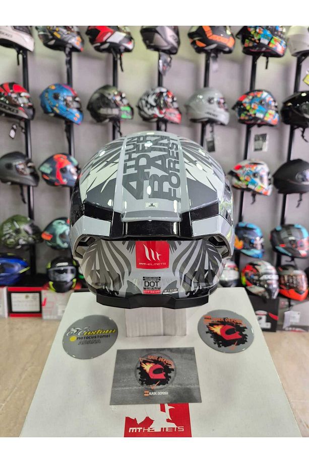 Thunder 4 Sv Rainforest C2 Parlak Full Face Kask - 5