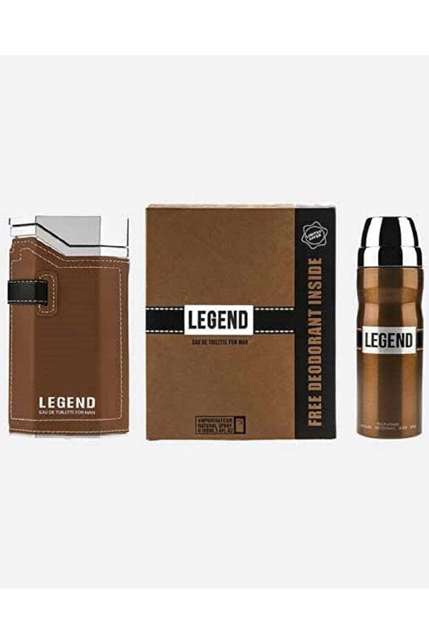 عطر ليجند بور هوم أو دو تواليت 100 مل مع بخاخ مزيل للعرق