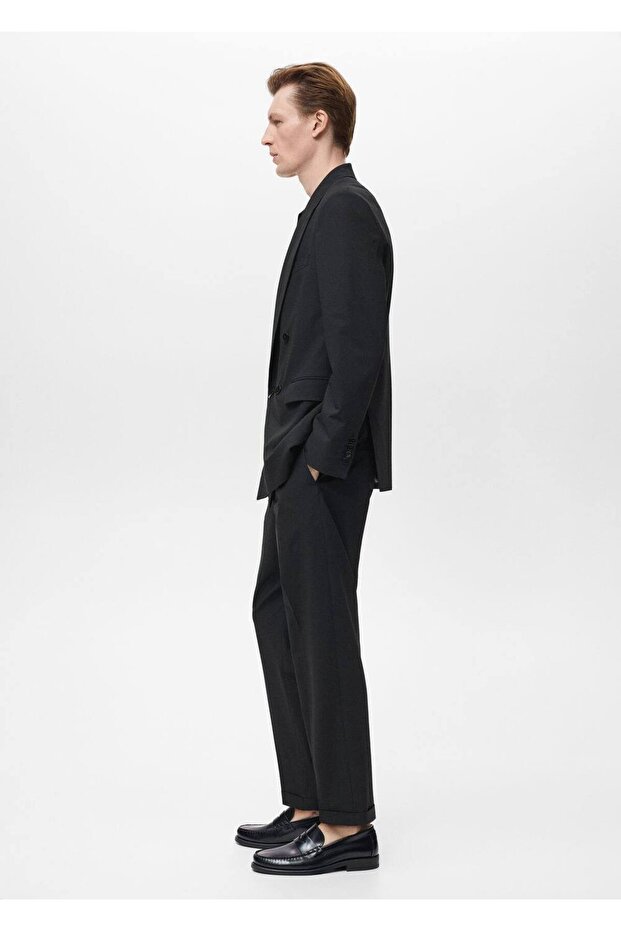 Boston regular fit kruvaze blazer ceket - 6