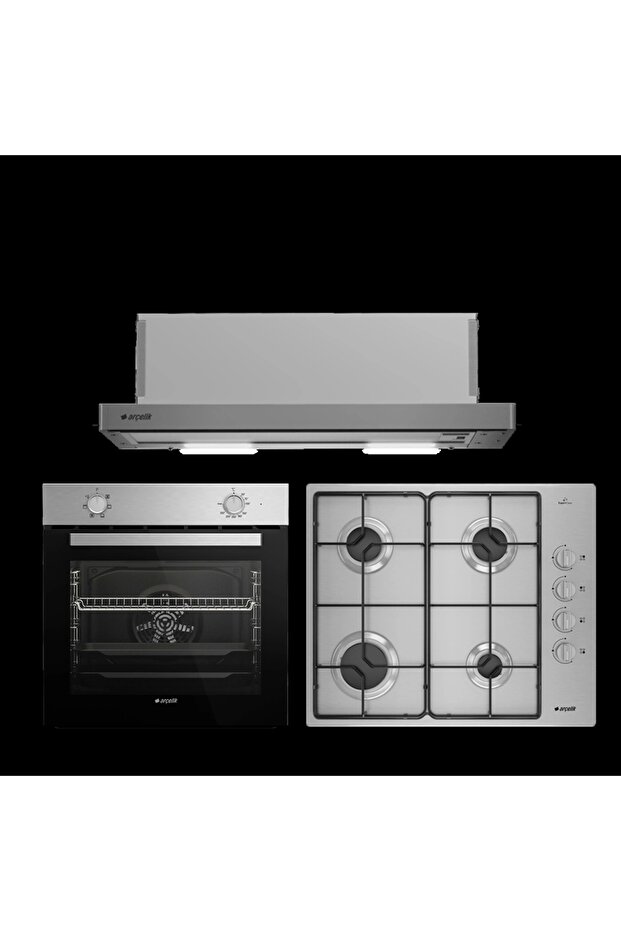 Inox Ankastre Set - 1