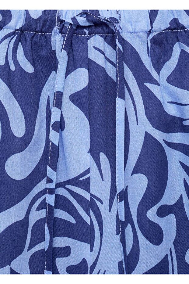 Δίχρωμο βαμβακερό παντελόνι - 7