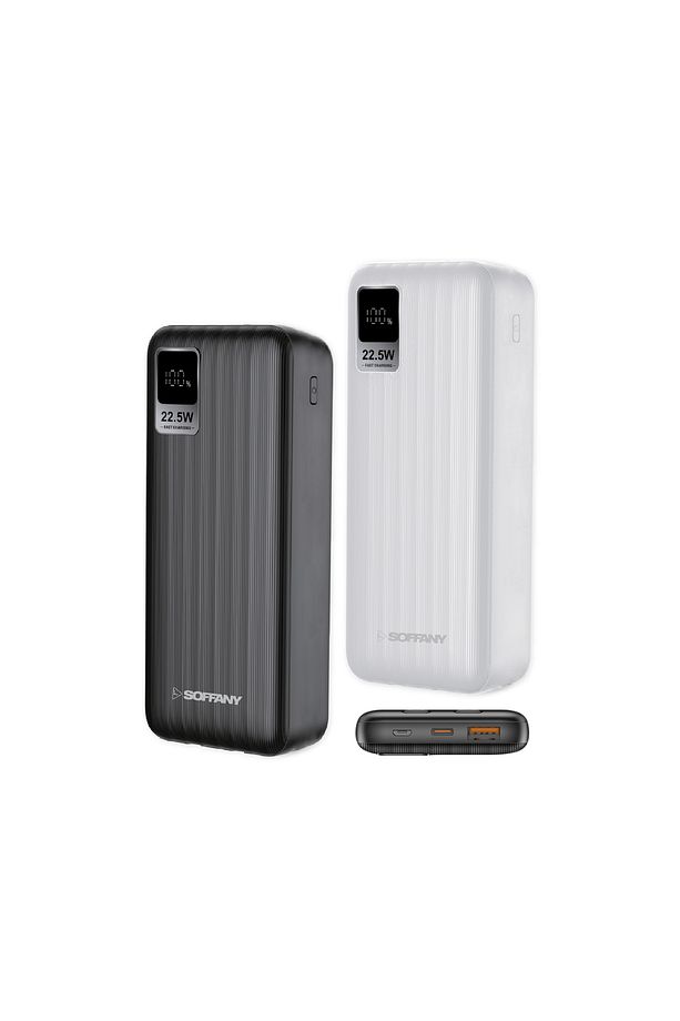 AG-05 30.000 mAh Powerbank | Siyah | Hızlı Şarj | Çoklu Koruma | USB & Type-C Çıkışlı - 1