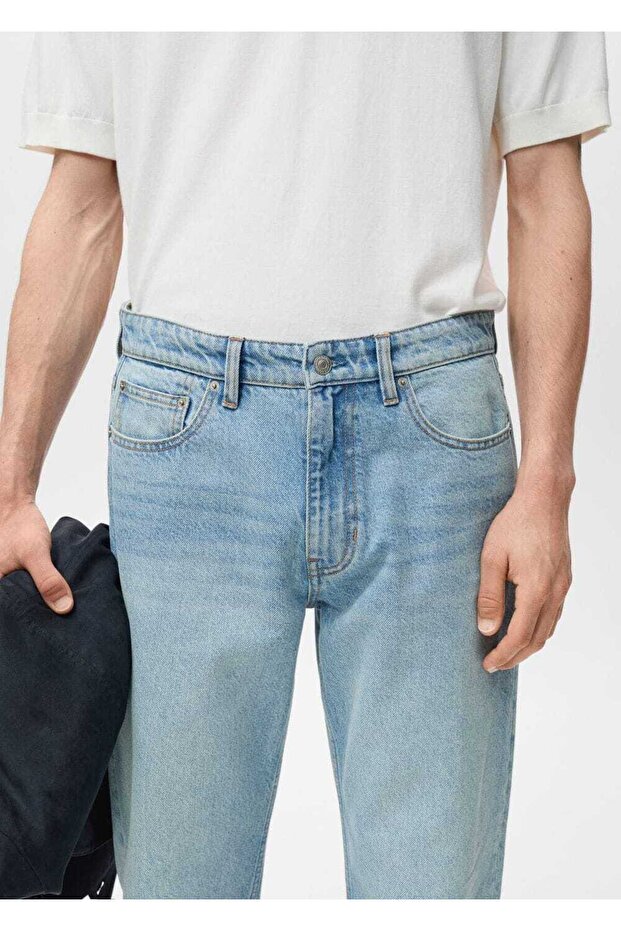 Regular kesim Bob jean pantolon - 6