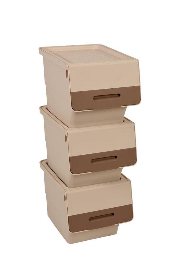 Mt07 Organızer Tekerlekli Eşya Ve Erzak Kutusu 3katlı 3x12 Lt - 1
