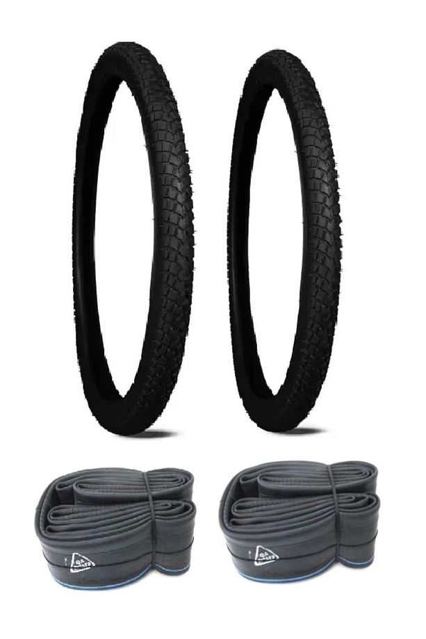 20 Jant 20x1.95 Bisiklet Dış Lastiği BL300 X 2 Adet + Billas İç Lastik Seti - 1
