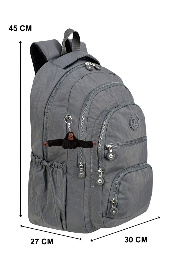 حقيبة ظهر مجعدة + هدية قرد - 2