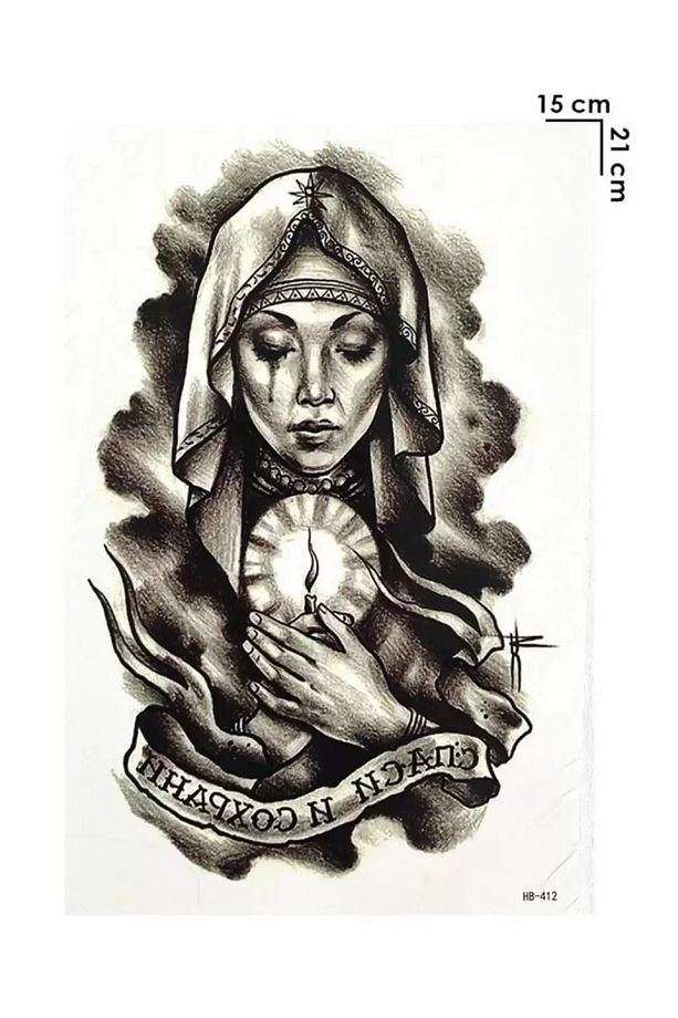 3D GEÇİCİ KADIN FİGÜRLÜ KOL BACAK DÖVME TATTOO - 3