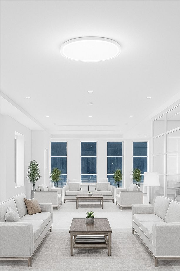 Tavana Sıfır Led Modern Avize Aydinlatma Gün Işığı Yüksek Lumen Güçlü Işık Balkon-mutfak-ofis-salon - 4