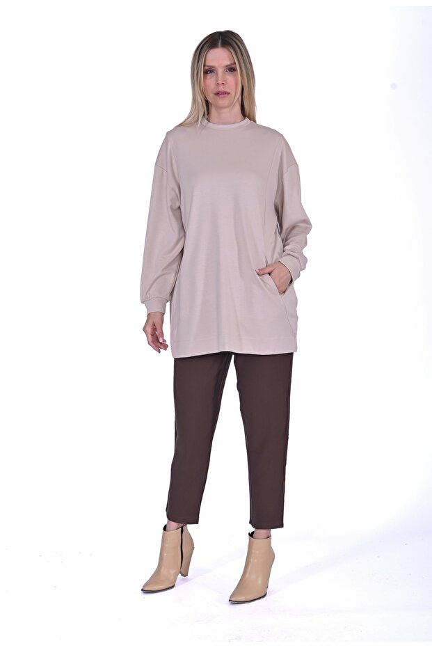 İNVEE 6963 Bej Sweat - 1