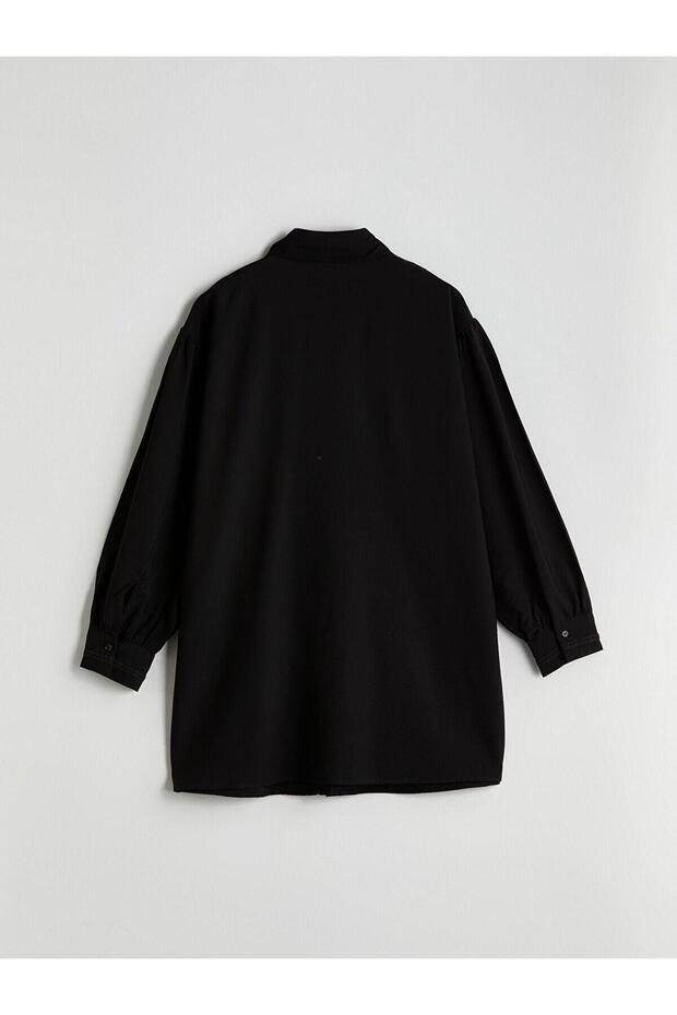 LCW Modest Oversize Kadın Gömlek Tunik (S5) - 6