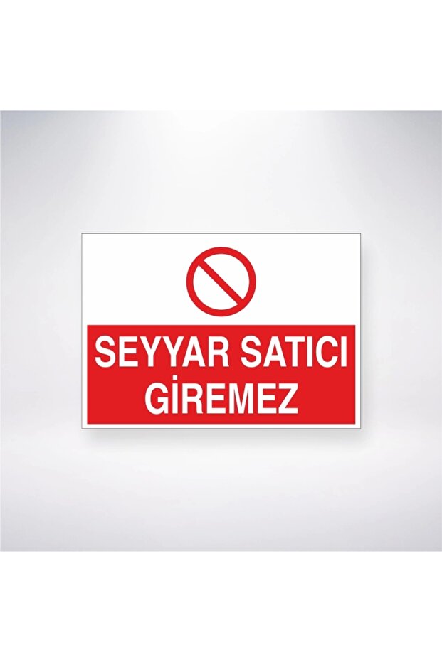 Mobile Vendor Cannot Enter Sticker 20X28 cm