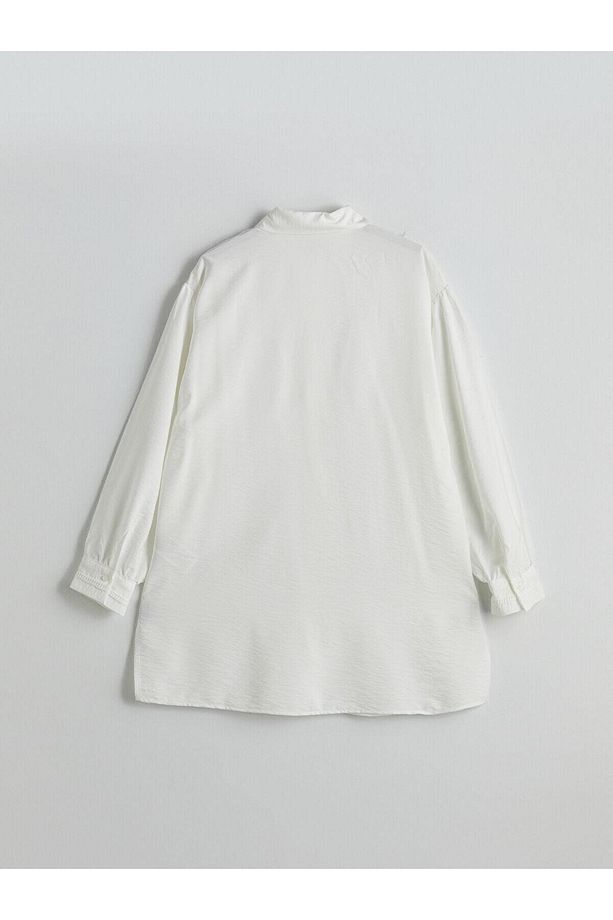 LCW Modest Oversize Kadın Gömlek Tunik (S5) - 6