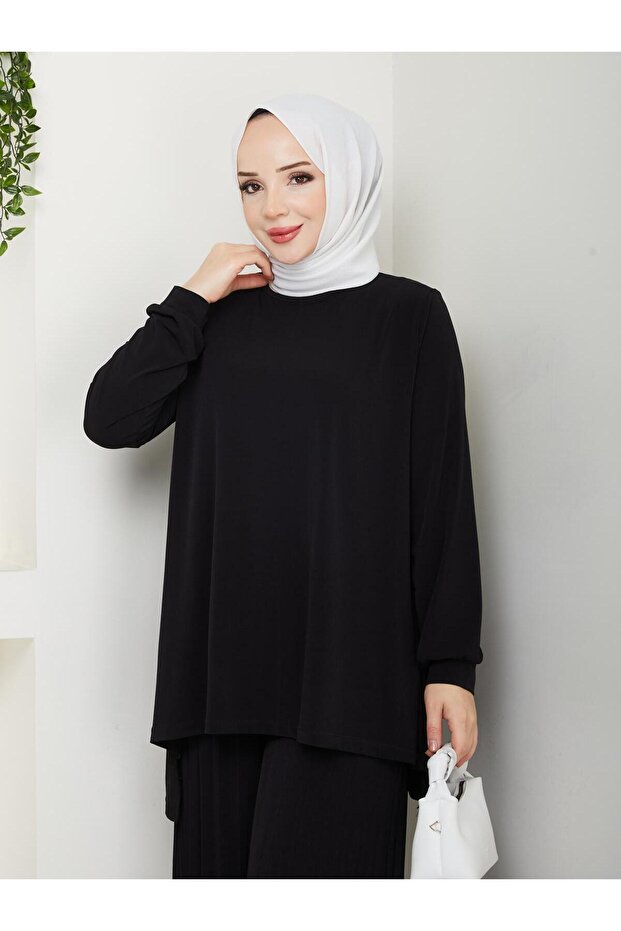 طقم بنطلون ساندي مطوي - 3